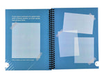 RE-FOCUS THE CREATIVE OFFICE Young Adult Guided Anxiety Journal, 6" x 8", Blue (70003)