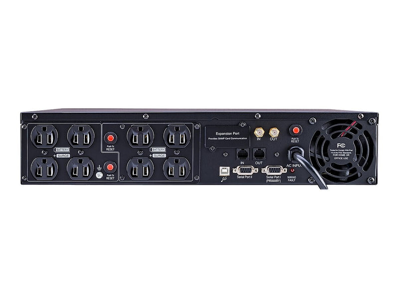 CyberPower OfficePower 1500VA 2U UPS, 8-Outlet, Black (CPS1500AVR)