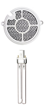 GermGuardian Genuine Replacement Bulb and Filter, 7.5" x 4.25" x 1" (EV9LBL)