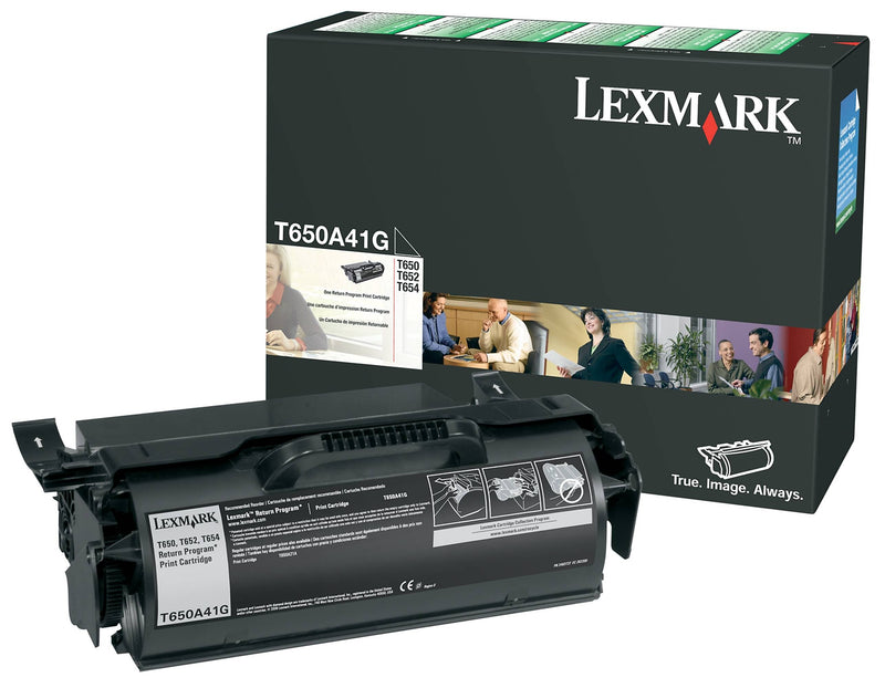 Lexmark T650A41G Black Standard Yield Toner Cartridge