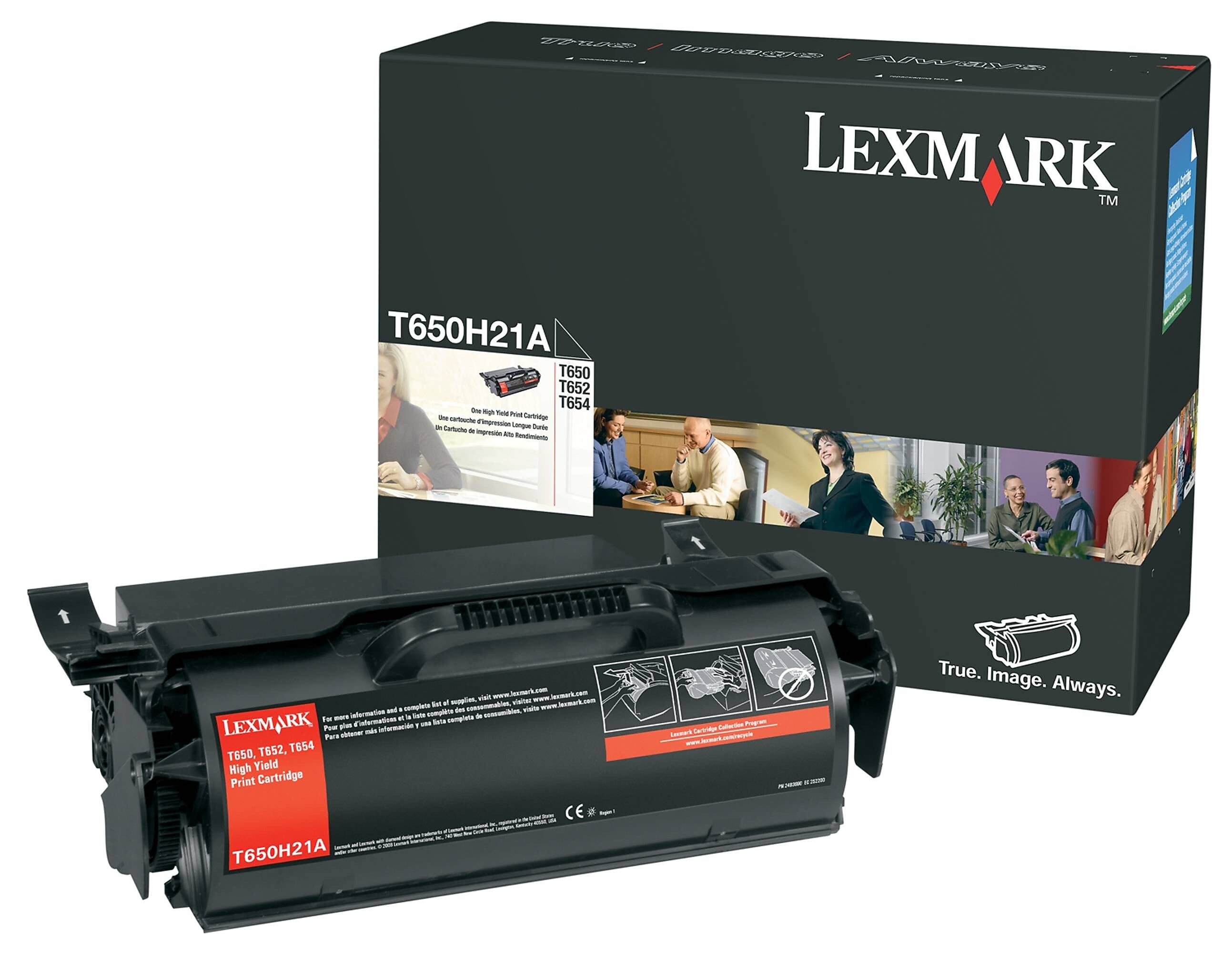 Lexmark T650H21A Black High Yield Toner Cartridge