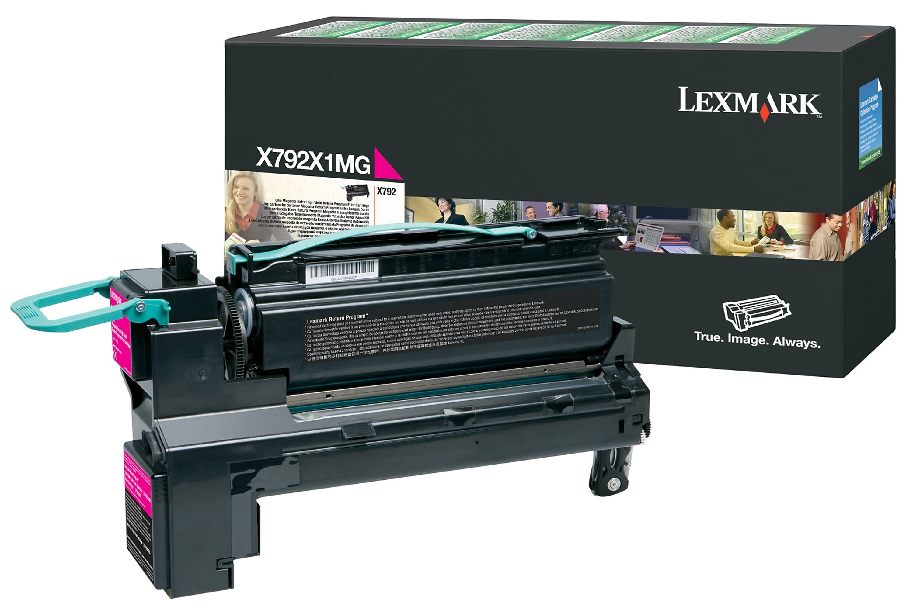 Lexmark X792X1MG Magenta Extra High Yield Toner Cartridge