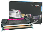 Lexmark C734A2MG Magenta Standard Yield Toner Cartridge, Prints Up to 6,000 Pages
