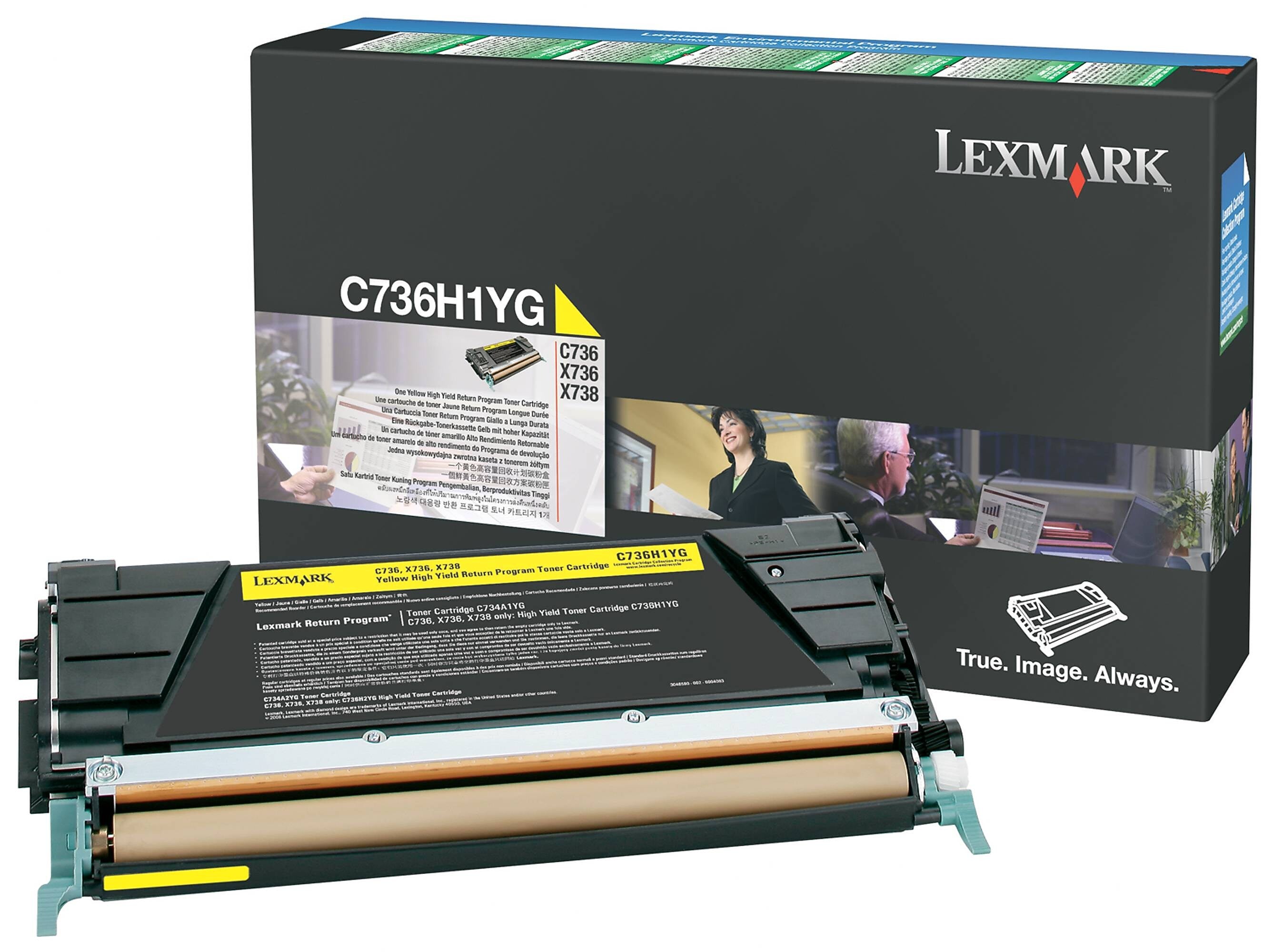 Lexmark C736 Yellow High Yield Toner Cartridge