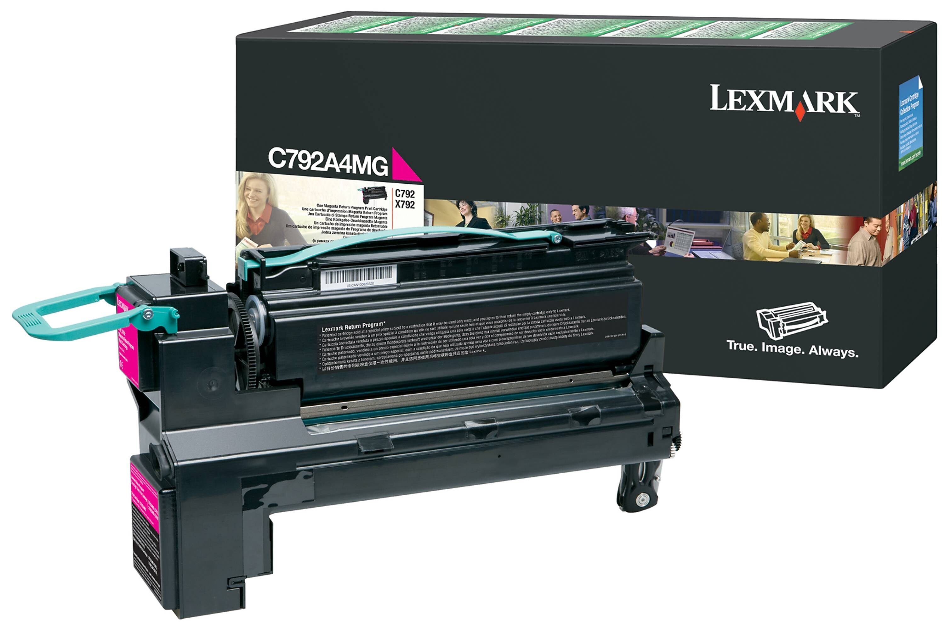 Lexmark 792 Magenta Standard Yield Toner Cartridge (C792A4MG)