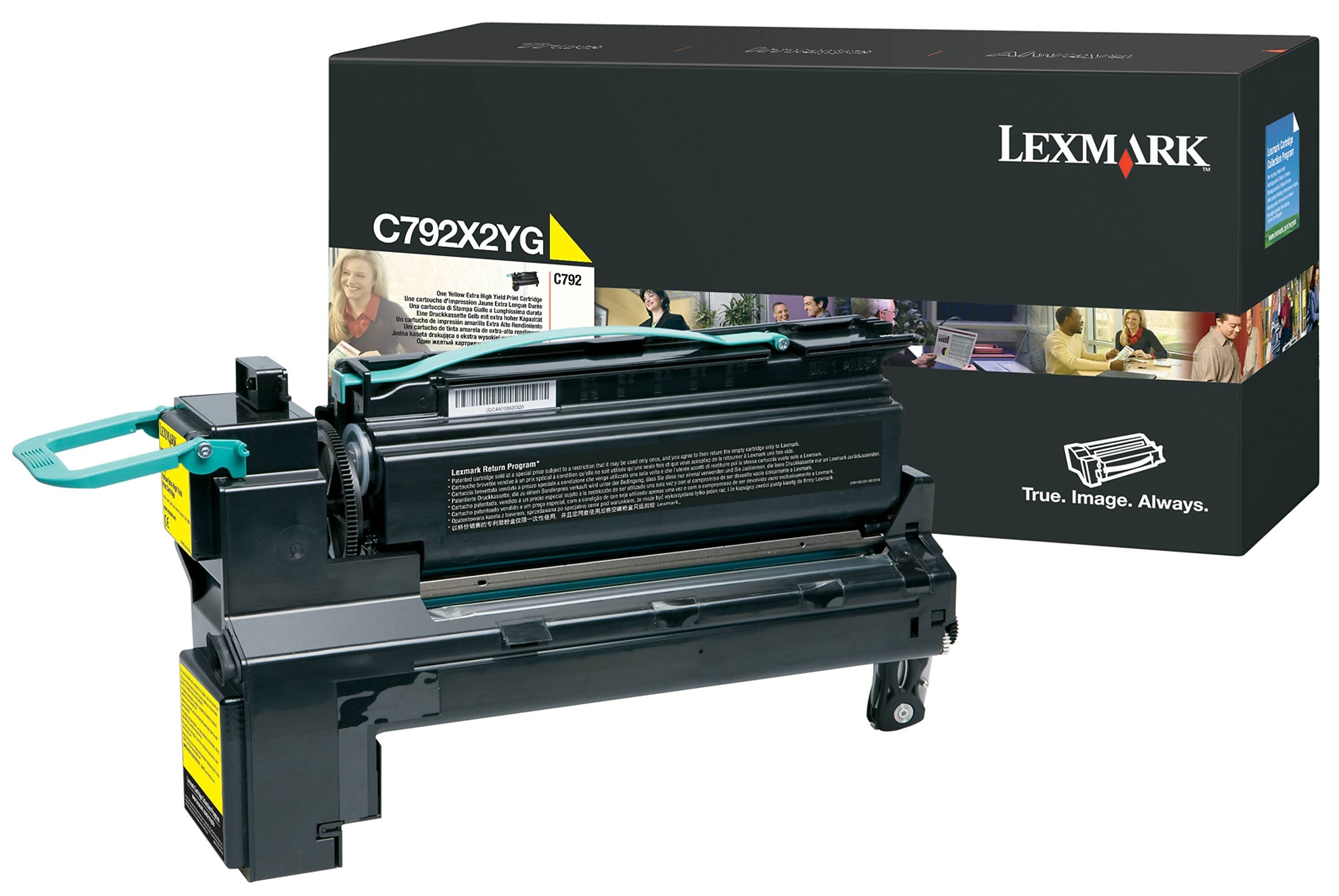 Lexmark C792X2YG Yellow Extra High Yield Toner Cartridge