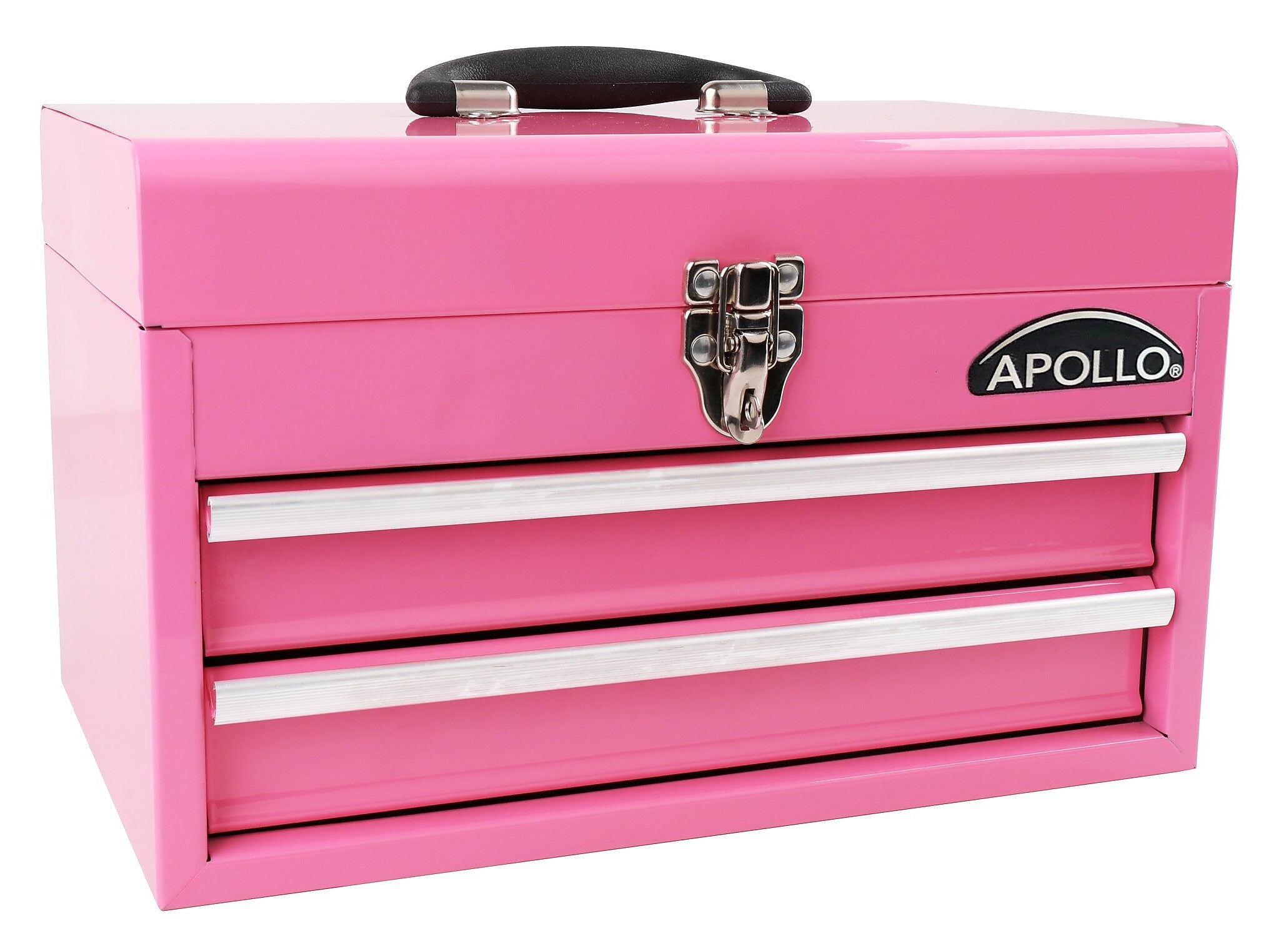 Apollo Tools 2-Drawer Chest Case, Pink (DT5010P)