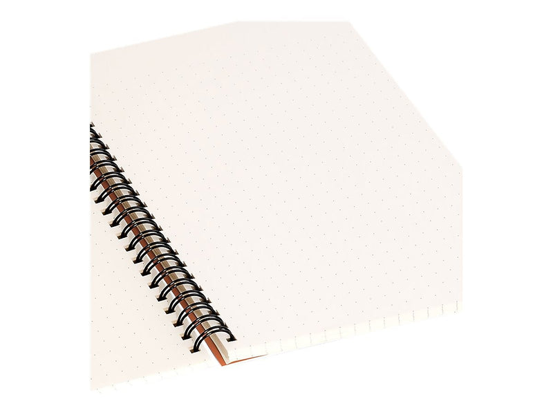 DENY Designs Awesome Day by June Journal Professional Notebooks, 5.5" x 8.25", Dotted, 40 Sheets, Orange (70873-NOBS01)