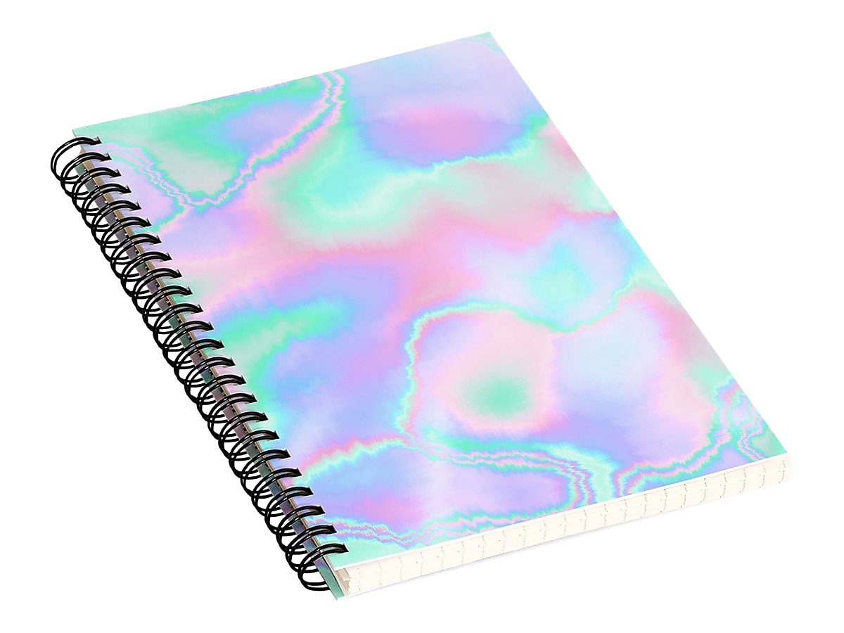 DENY Designs Unicorn Holograph by 83 Oranges Professional Notebooks, 5.5" x 8.25", Dotted, 40 Sheets, Multicolor (70470-NOBS01)