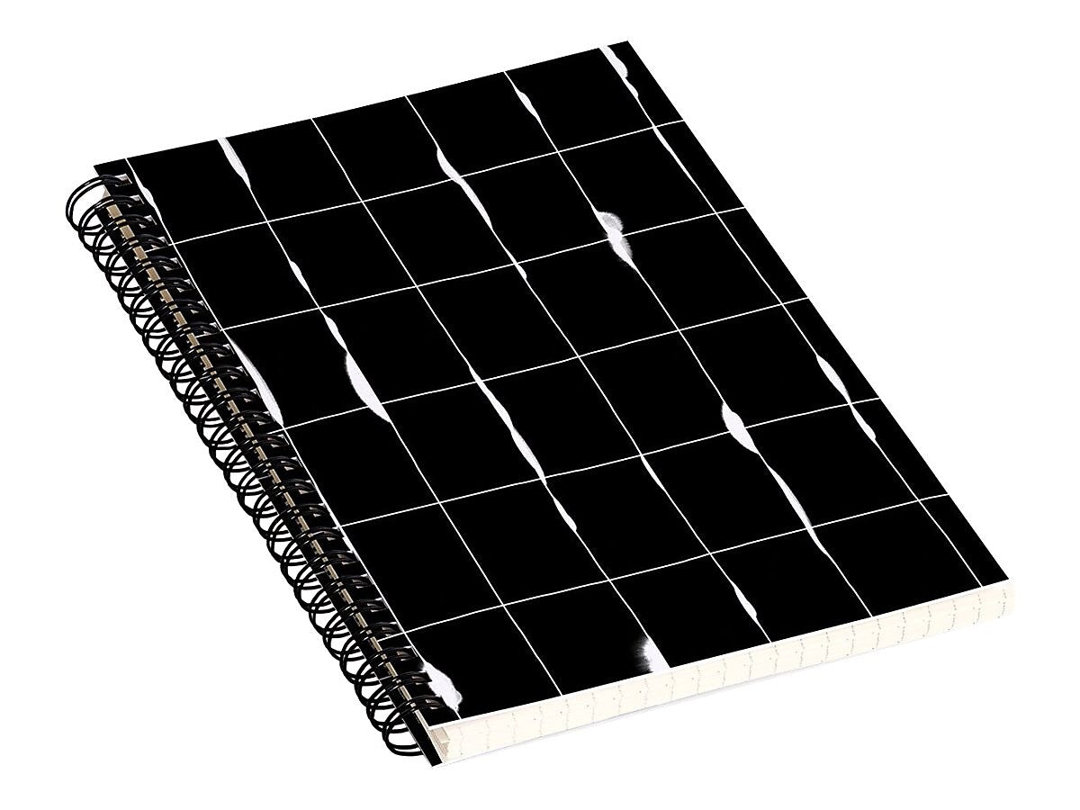 DENY Designs Between the Lines by Iveta Abolina Notebook, 5.5" x 8.25", Dotted, 40 Sheets, Black/White (68195-nobs01)