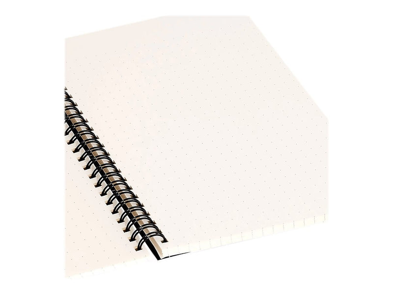 DENY Designs Between the Lines by Iveta Abolina Notebook, 5.5" x 8.25", Dotted, 40 Sheets, Black/White (68195-nobs01)