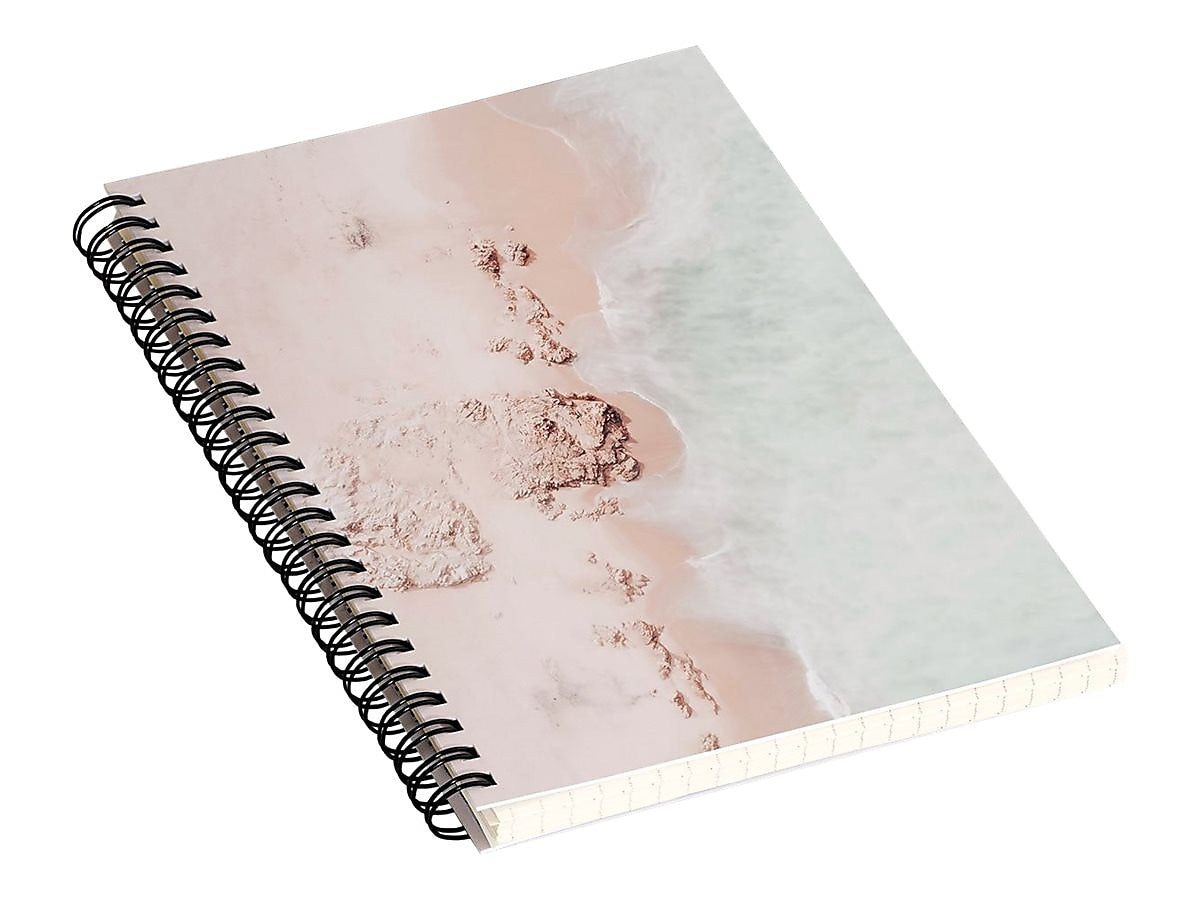 DENY Designs Beach Pink Champagne by Ingrid Beddoes Notebook, 5.5" x 8.25", Dotted, 40 Sheets, Multicolor