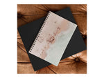 DENY Designs Beach Pink Champagne by Ingrid Beddoes Notebook, 5.5" x 8.25", Dotted, 40 Sheets, Multicolor