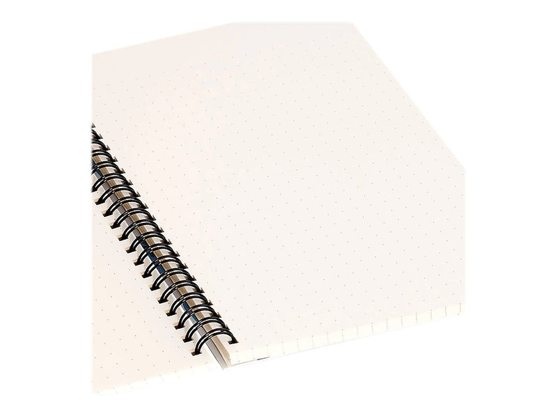 DENY Designs Blue Strawberries by Alisa Galitsyna Professional Notebooks, 5.5" x 8.25", Dotted, 40 Sheets, White (74753-NOBS01)