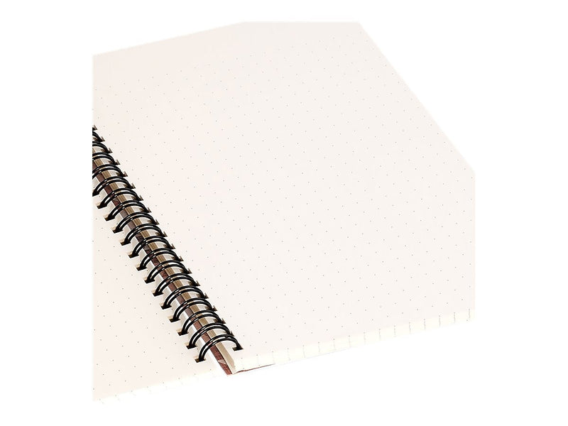 DENY Designs Native Coral Diamond by Holli Zollinger Notebook, 5.5" x 8.25", Dotted, 40 Sheets, Multicolor (67636-nobs01)