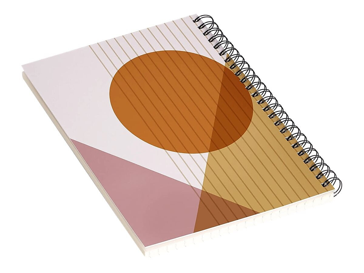 DENY Designs Horizon Lines by Morgan Kendall Professional Notebooks, 5.5" x 8.25", Dotted, 40 Sheets, Multicolor (72677-NOBS01)