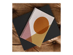 DENY Designs Horizon Lines by Morgan Kendall Professional Notebooks, 5.5" x 8.25", Dotted, 40 Sheets, Multicolor (72677-NOBS01)