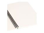 DENY Designs Metallic Gold Palm Leaf by Modern Tropical Notebook, 5.5" x 8.25", Dotted, 40 Sheets, White/Gold