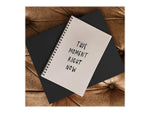 DENY Designs This Moment Right Now by Urban Wild Studio Notebook, 5.5" x 8.25", Dotted, 40 Sheets, Pink (70945-nobs01)