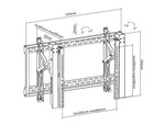 Mount-It! Pro Classic Series Tilt Wall TV Mount, 154 Lbs. Max. (MI-20414)