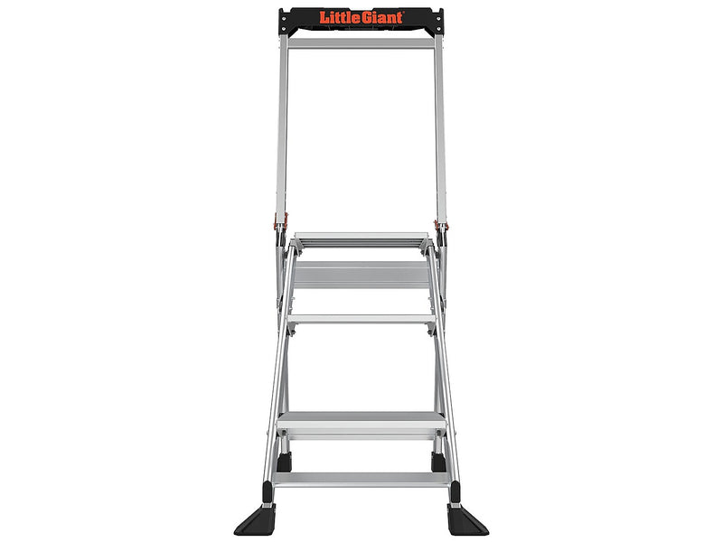 Little Giant Ladders Jumbo Step Aluminum Step Ladder, 375 lb Capacity (11903)