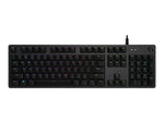 Logitech G G512 Gaming Mechanical Keyboard, Carbon (920-008936)