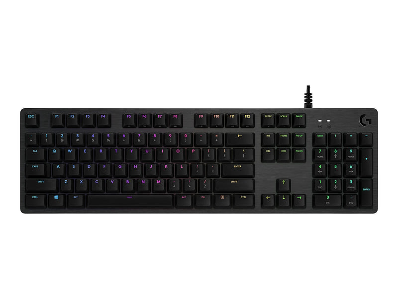 Logitech G G512 Gaming Mechanical Keyboard, Carbon (920-008936)