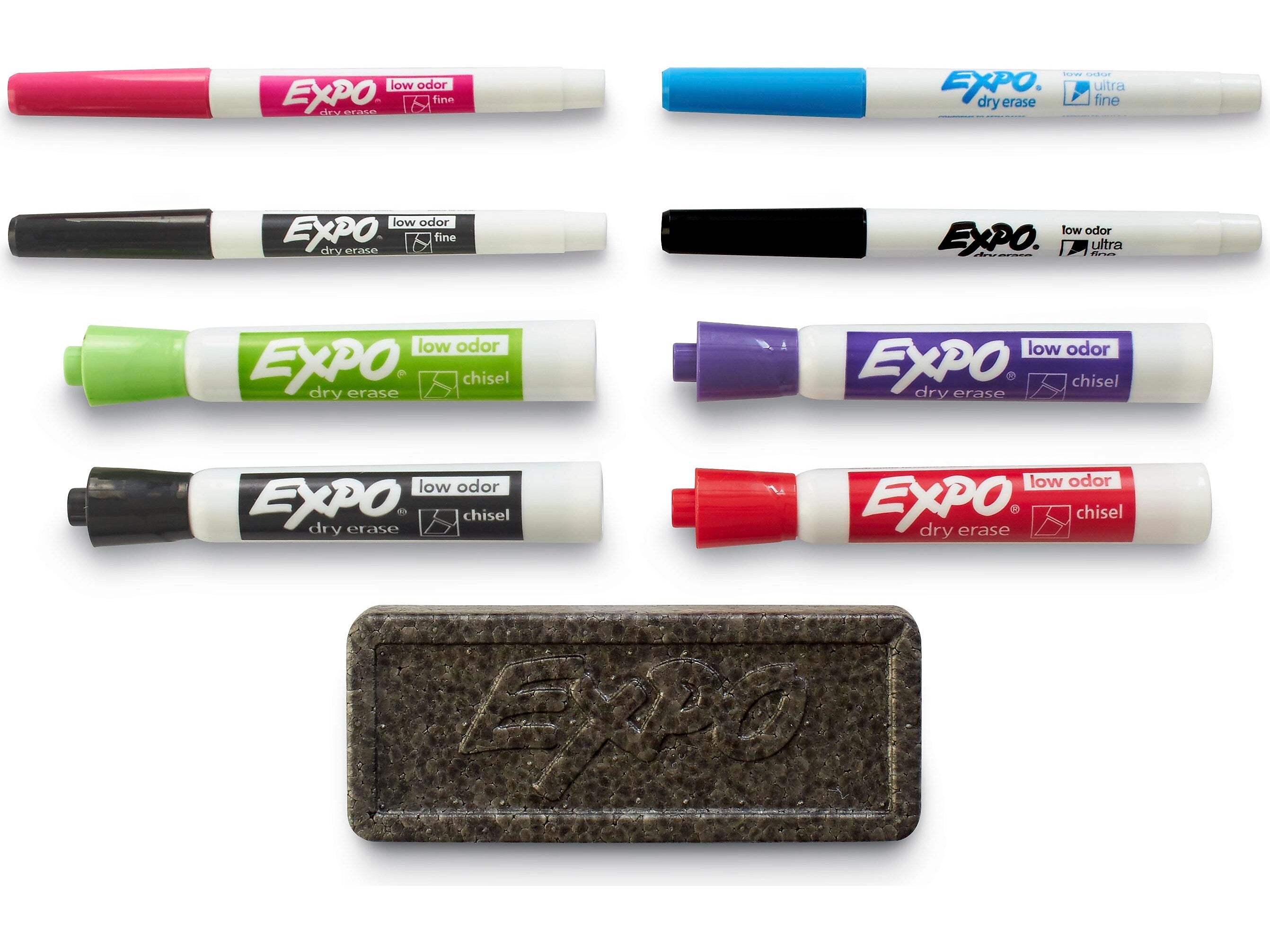 Expo Dry Erase Starter Set/Kit, Assorted Tips, Assorted Colors (1930717)