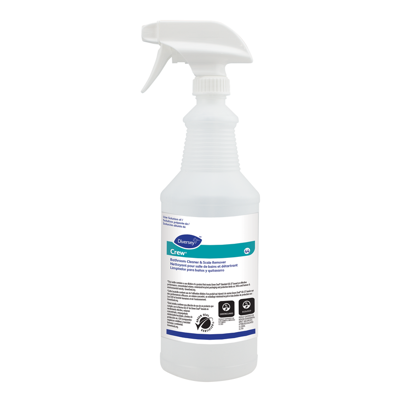 PBI Crew Bath Scale #44 32 oz. Spray Bottle with Trigger, Natural, 6/Carton (9D1222661-6X)
