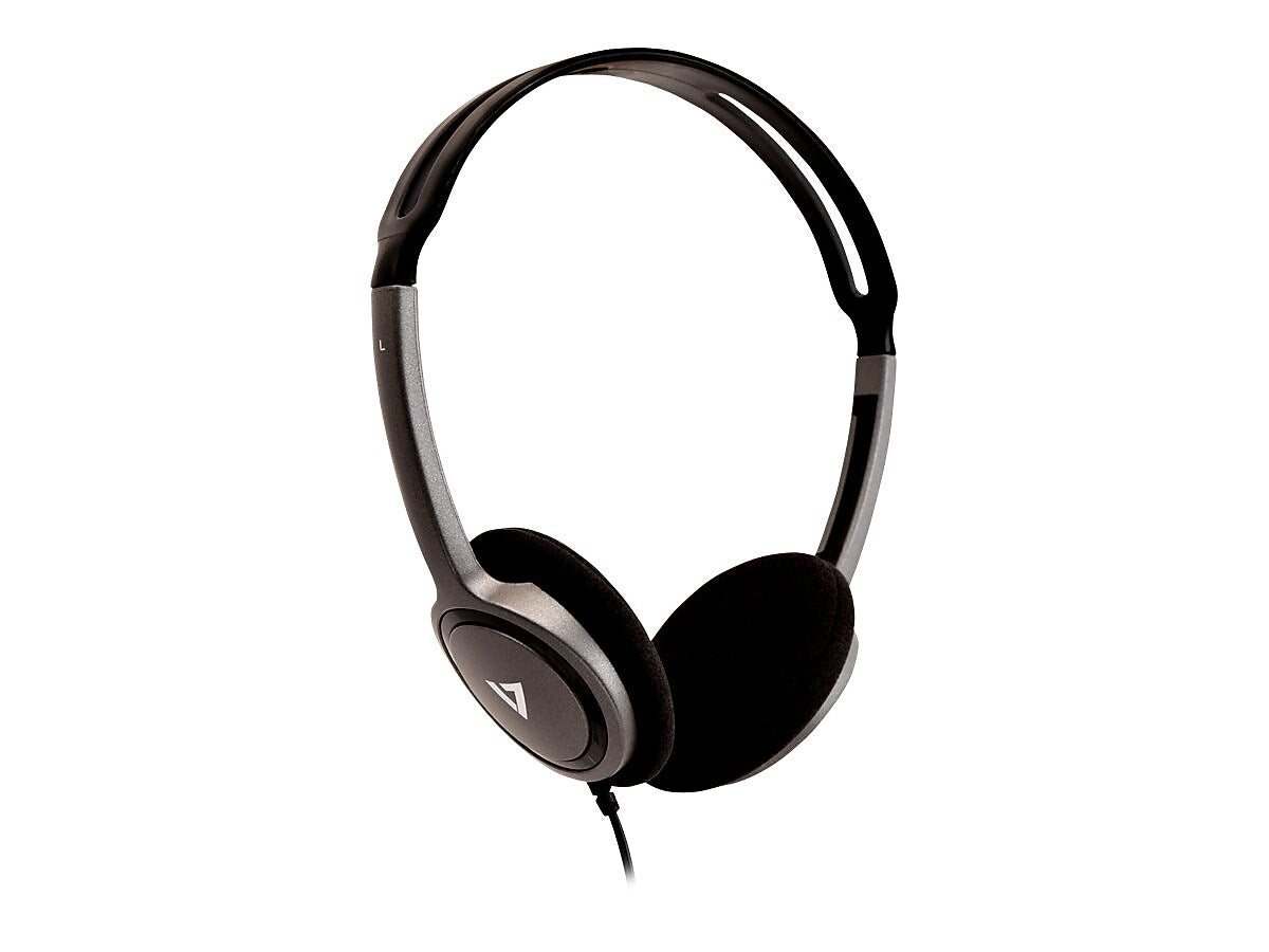 V7 Stereo On Ear Computer Headset Black (HA310-2NP)