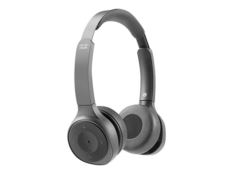 Cisco Headset Noise Canceling Bluetooth On Ear Phone & Computer Carbon Black (HS-WL-730-BUNA-C)
