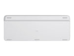 Logitech Slim Wireless Combo MK470 Keyboard and Optical Mouse, Off-White (920-009443)