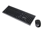 IOGEAR Long Range Wireless Ergonomic Keyboard and Mouse Combo, Black (GKM552RB)
