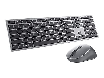 Dell Premier Multi-Device Wireless Keyboard and Optical Mouse Combo, Titan Gray (KM7321WGY)