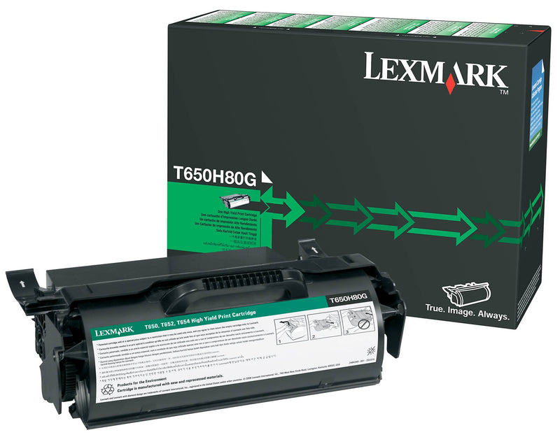 Lexmark T650H80G Black High Yield Toner  Cartridge