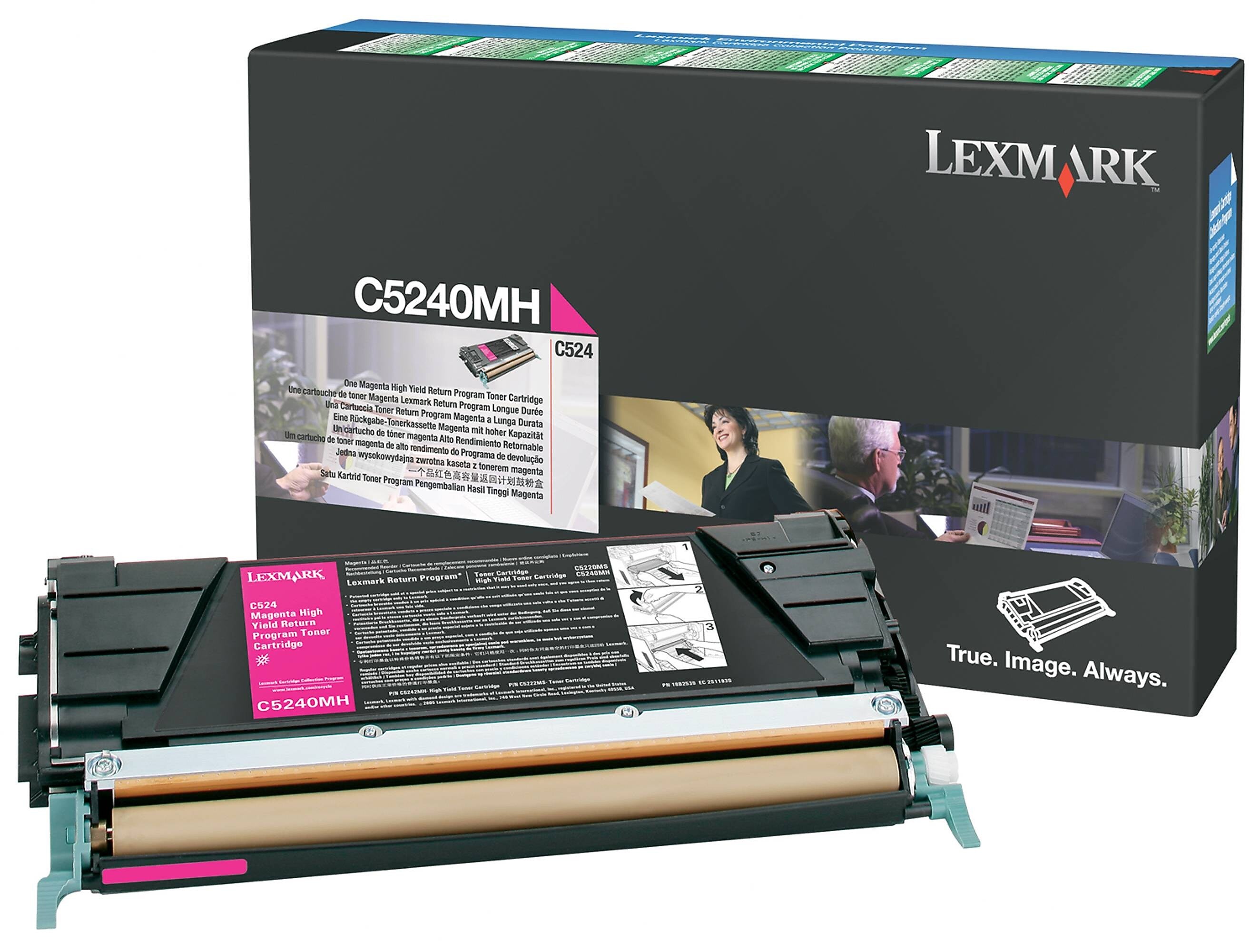 Lexmark C5240MH Magenta High Yield Toner Cartridge