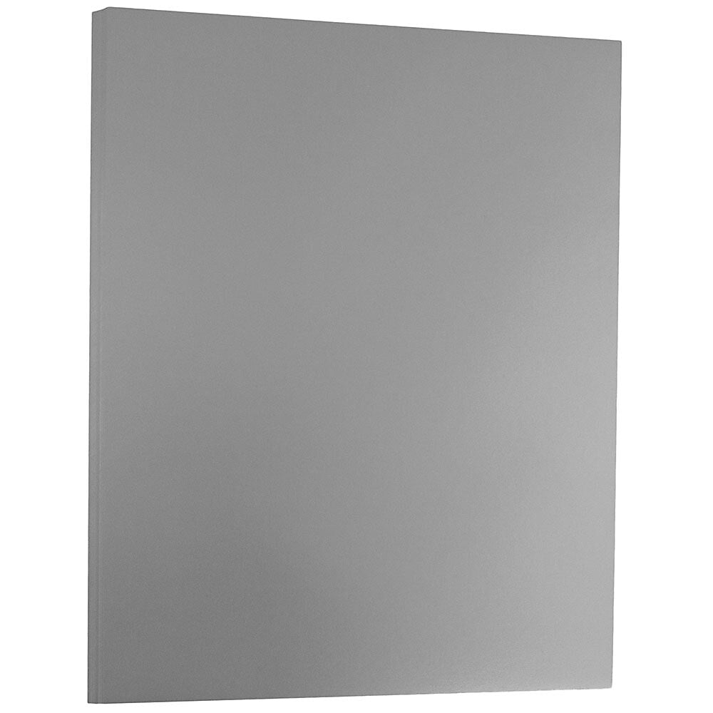 JAM Paper® 2-Sided Foil Colored Paper, 24 lbs., 8.5" x 11", Silver, 50 Sheets/Pack (1683737)