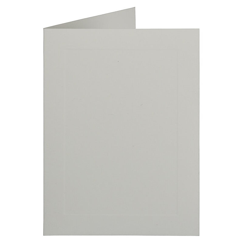 JAM Paper Smooth Formal Notecards, White Panel, 100/Pack (309927)