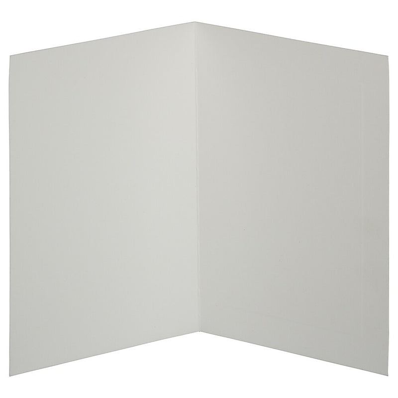 JAM Paper Smooth Formal Notecards, White Panel, 100/Pack (309927)