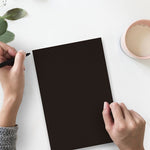 JAM Paper 65 lb. Cardstock Paper, 8.5" x 11", Black, 50 Sheets/Pack (64431263)