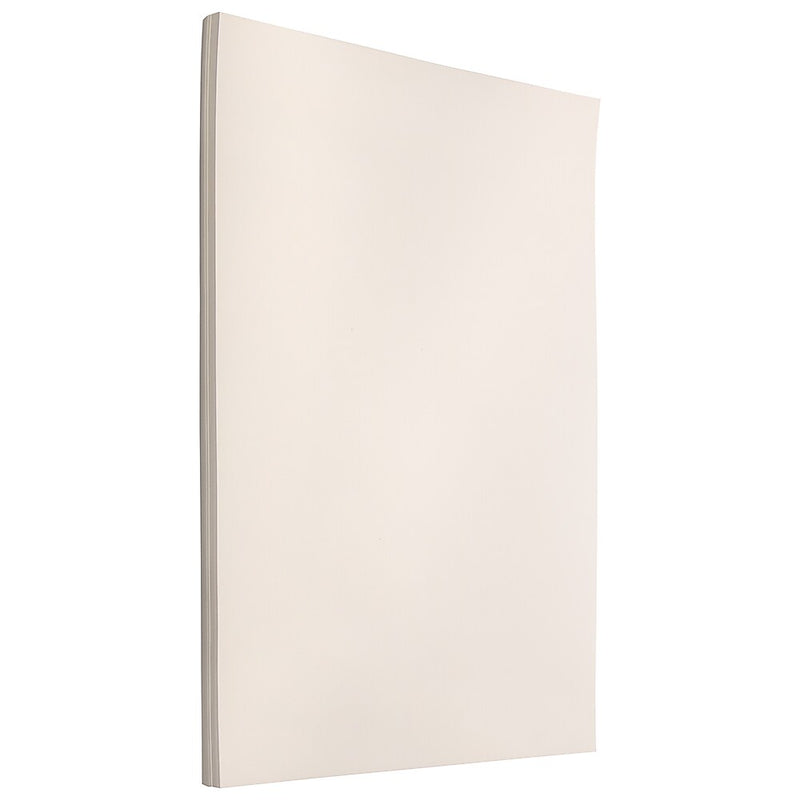 JAM Paper Strathmore 88 lb. Cardstock Paper, 11" x 17", Natural White, 50 Sheets/Pack (17430341)