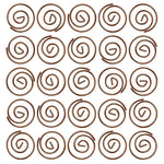 JAM Paper Circular Small Paper Clips, Rose Gold, 2 Packs of 50 (21832061B)