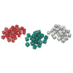 Learning Advantage Dot Dice - Red/Green/White - 36 Per Pack, 3 Packs (CTU7366-3)