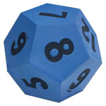 Learning Advantage 12-Sided Die - Demonstration Size - Pack of 3 (CTU7398-3)