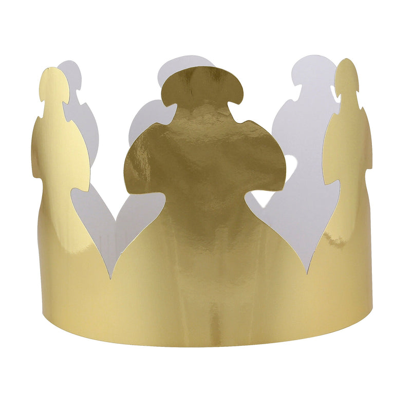 Hygloss Bright Gold Crowns, 24 Per Pack, 3 Packs (HYG65244-3)