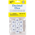 Koplow Games Decimal Dice Set, 10 Per Pack, 3 Packs (KOP12088-3)