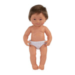 MINILAND Anatomically Correct 15" Down Syndrome Baby Boy Doll (MLE31068)