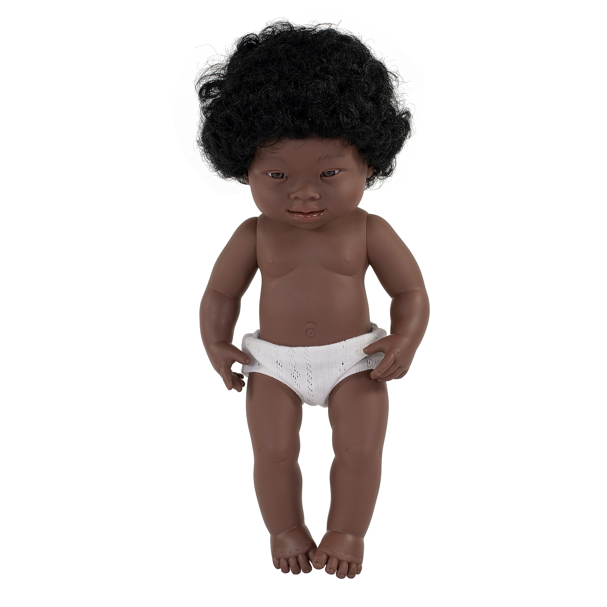 MINILAND Anatomically Correct 15" Down Syndrome Baby Girl Doll (MLE31069)