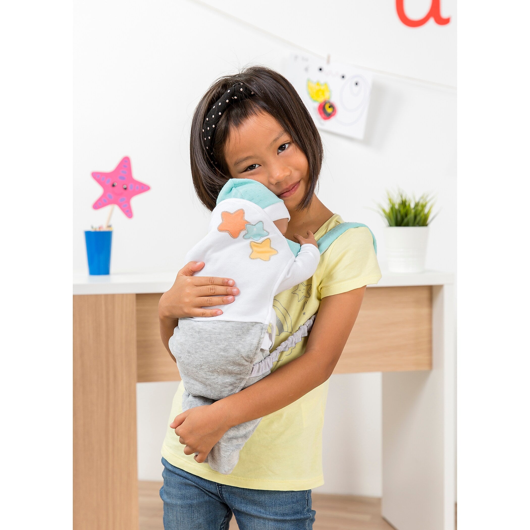 MINILAND Gender Neutral Baby Carrier for 15" Dolls (MLE31223)