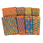 Roylco African Textile Paper, 8-1/2" x 11", 32 Sheets Per Pack, 3 Packs (R-15273-3)
